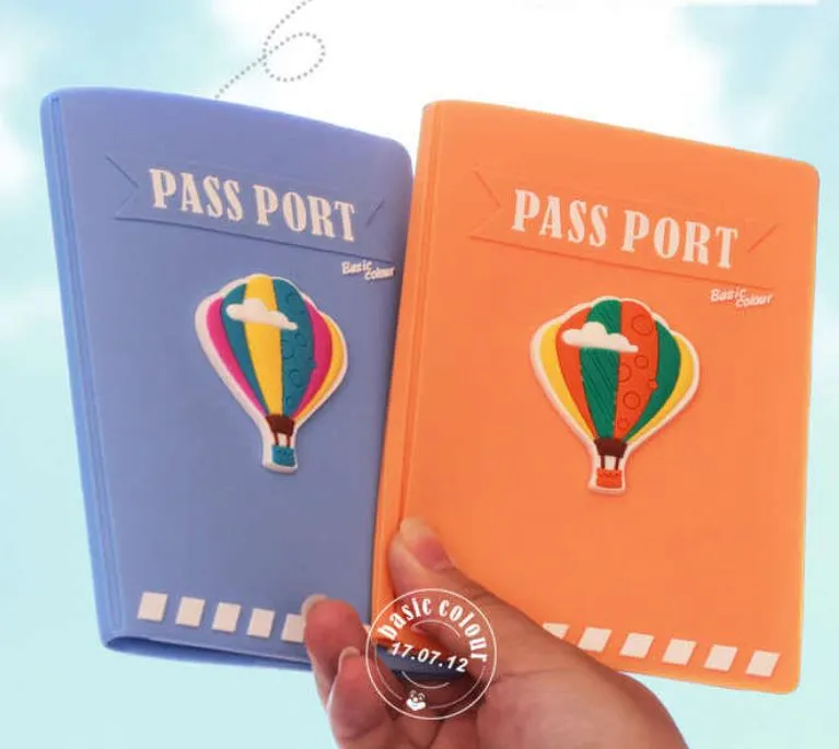 Passport Cover - Hot Air Balloon - Orange