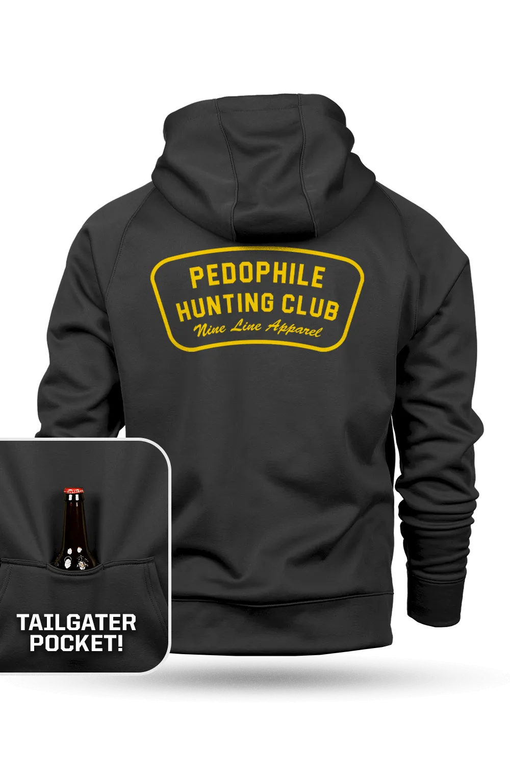 Pedo Hunting Club - Raglan Tailgater Hoodie