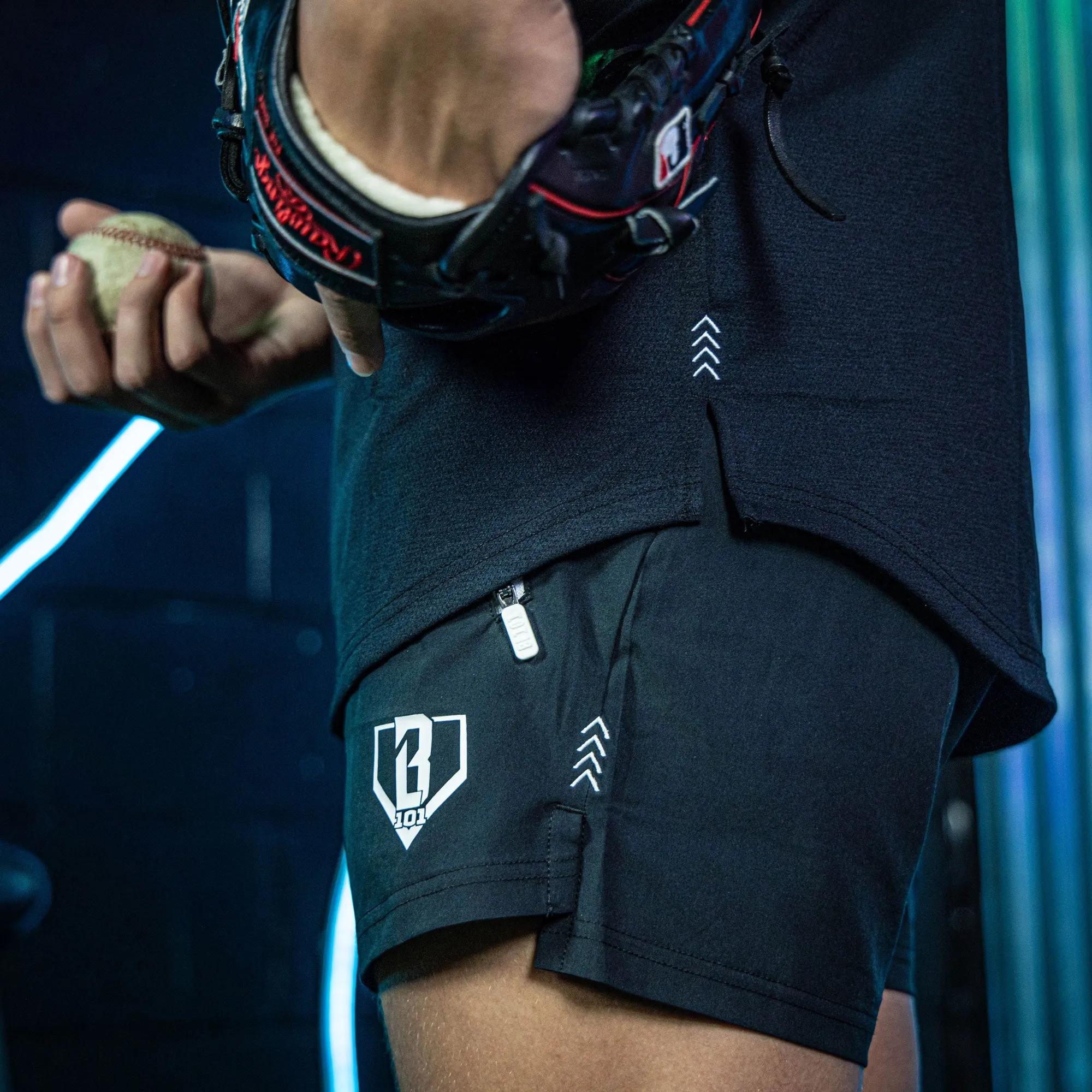 Pro Series Shorts V2 with Liner - Black/White