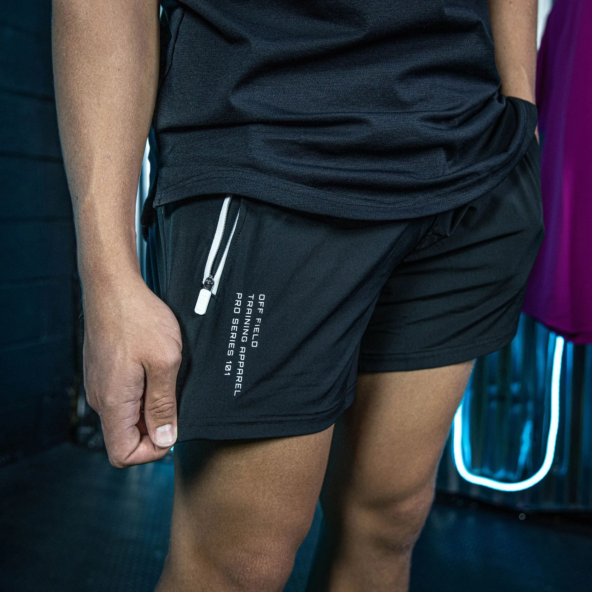 Pro Series Shorts V2 with Liner - Black/White