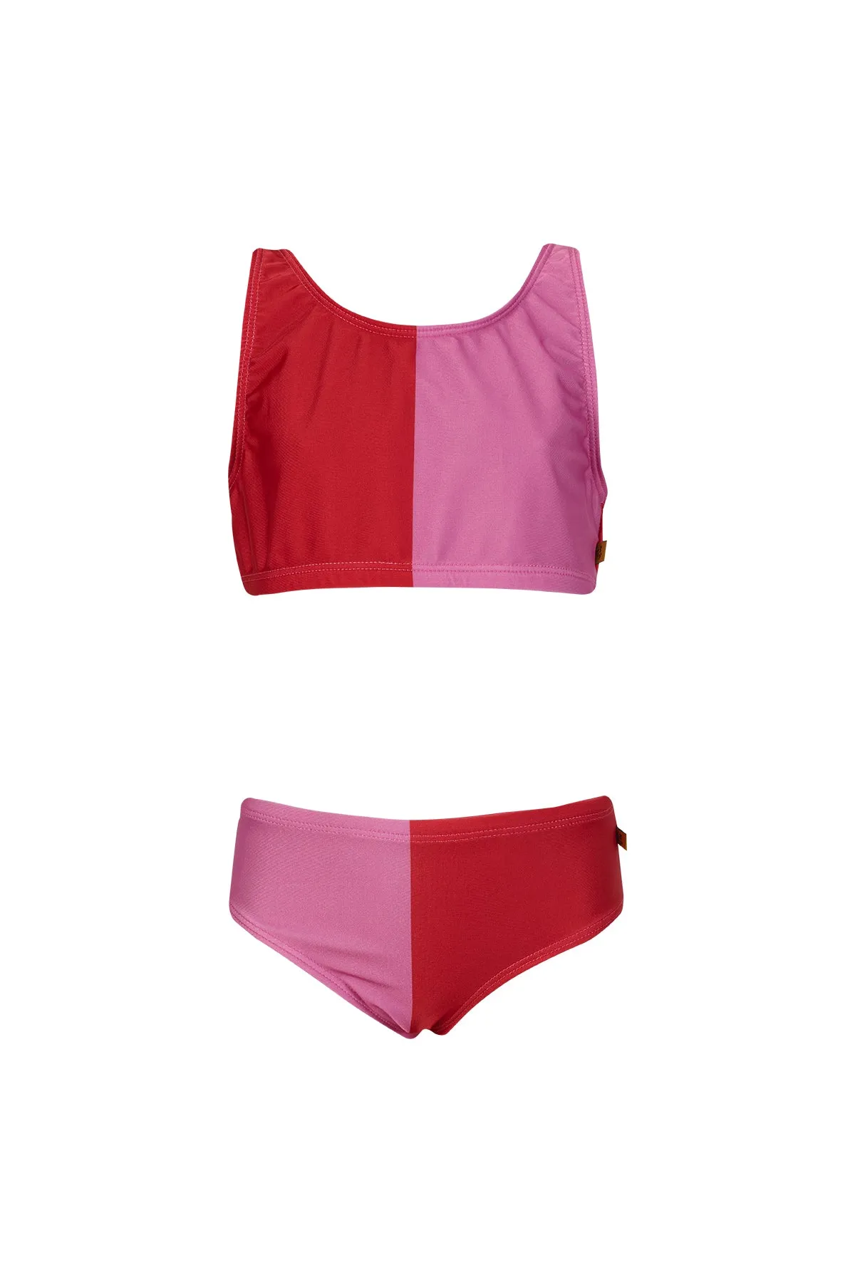 RED AND PINK SWIMWEAR BIKINI SET