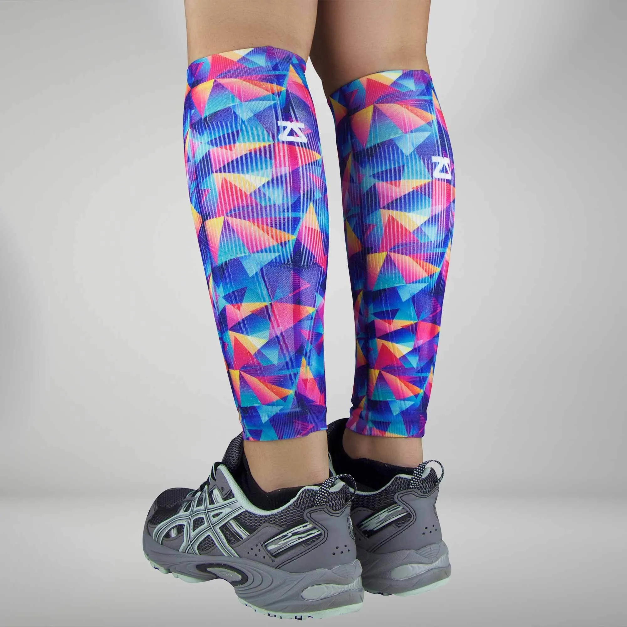 Retro Triangles Compression Leg Sleeves