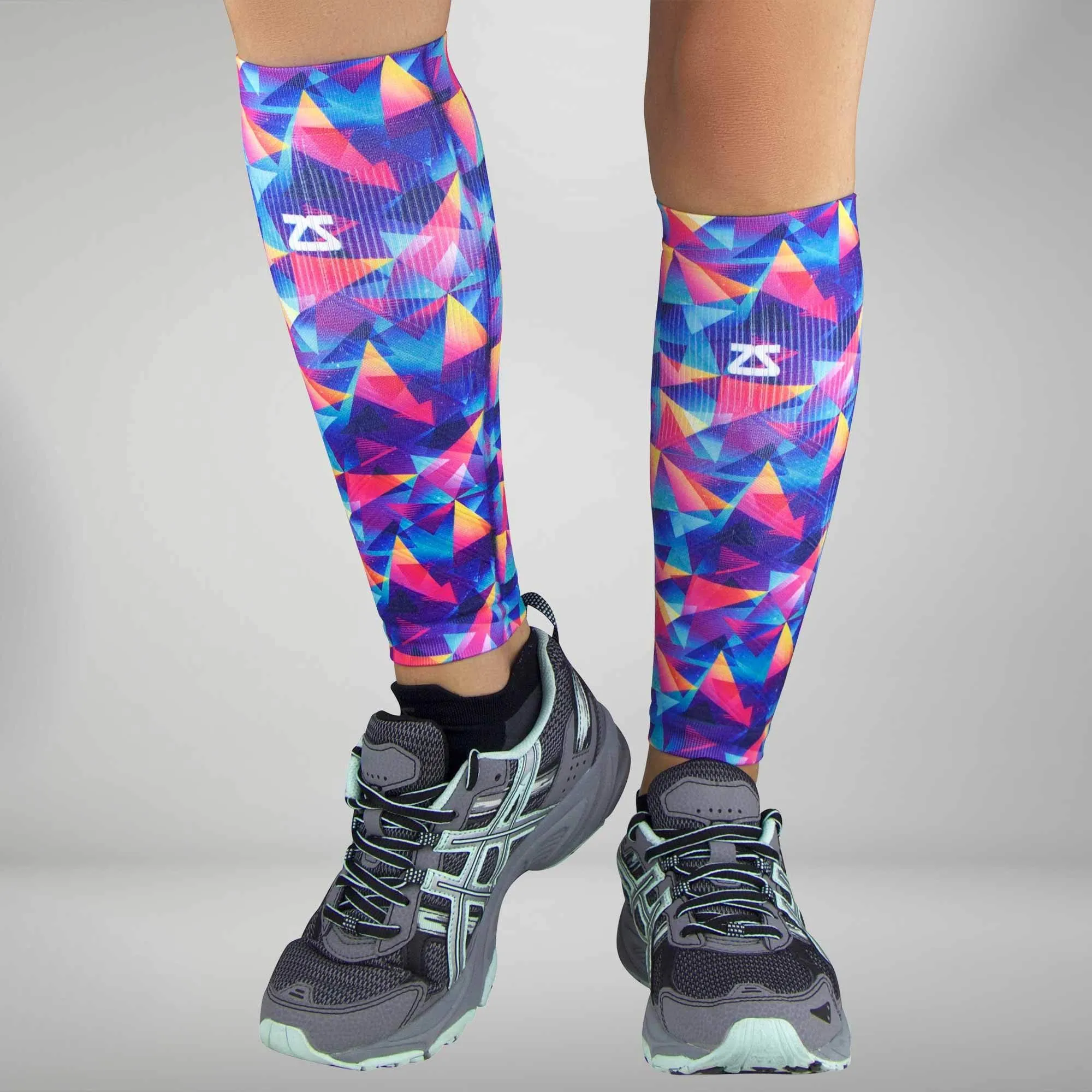 Retro Triangles Compression Leg Sleeves