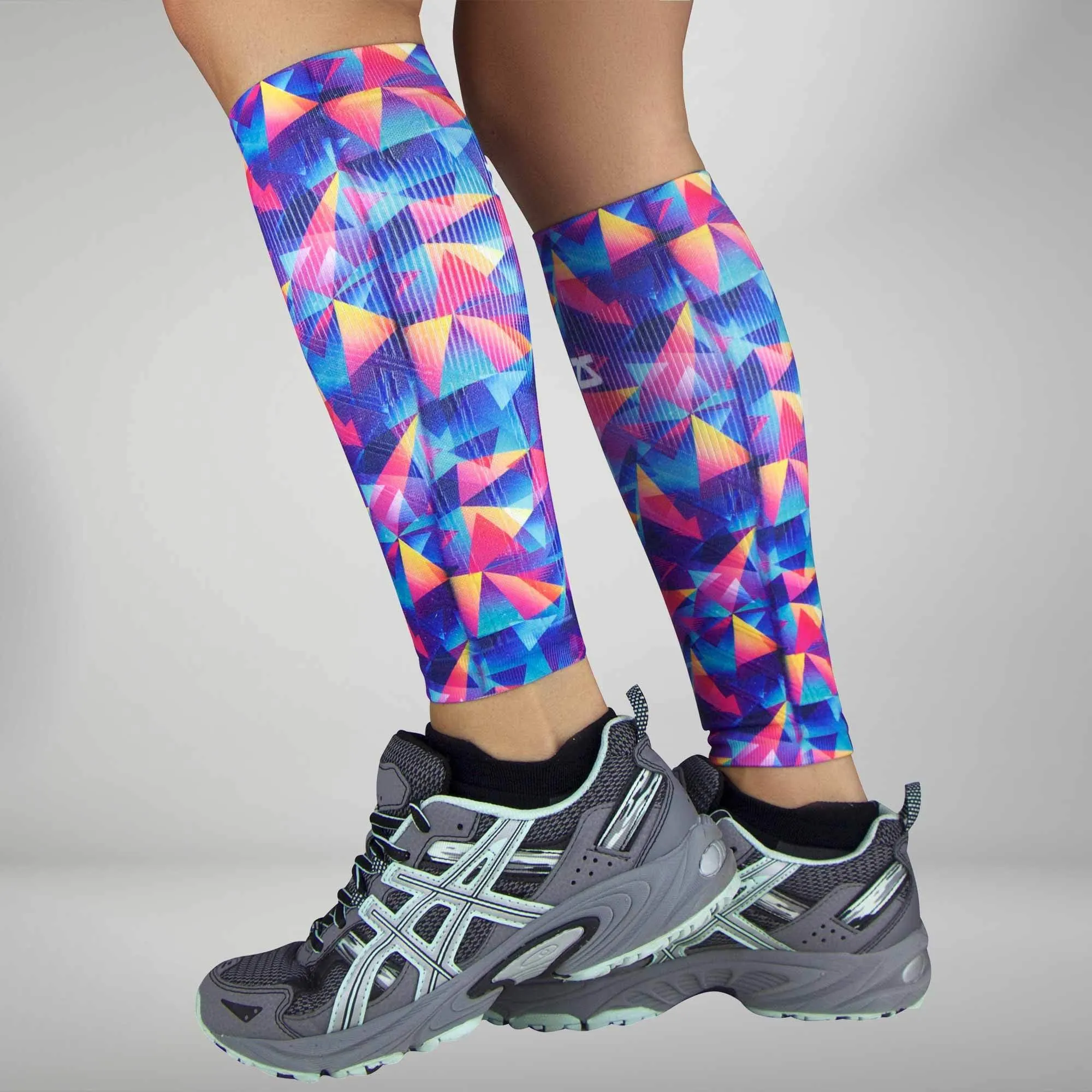 Retro Triangles Compression Leg Sleeves