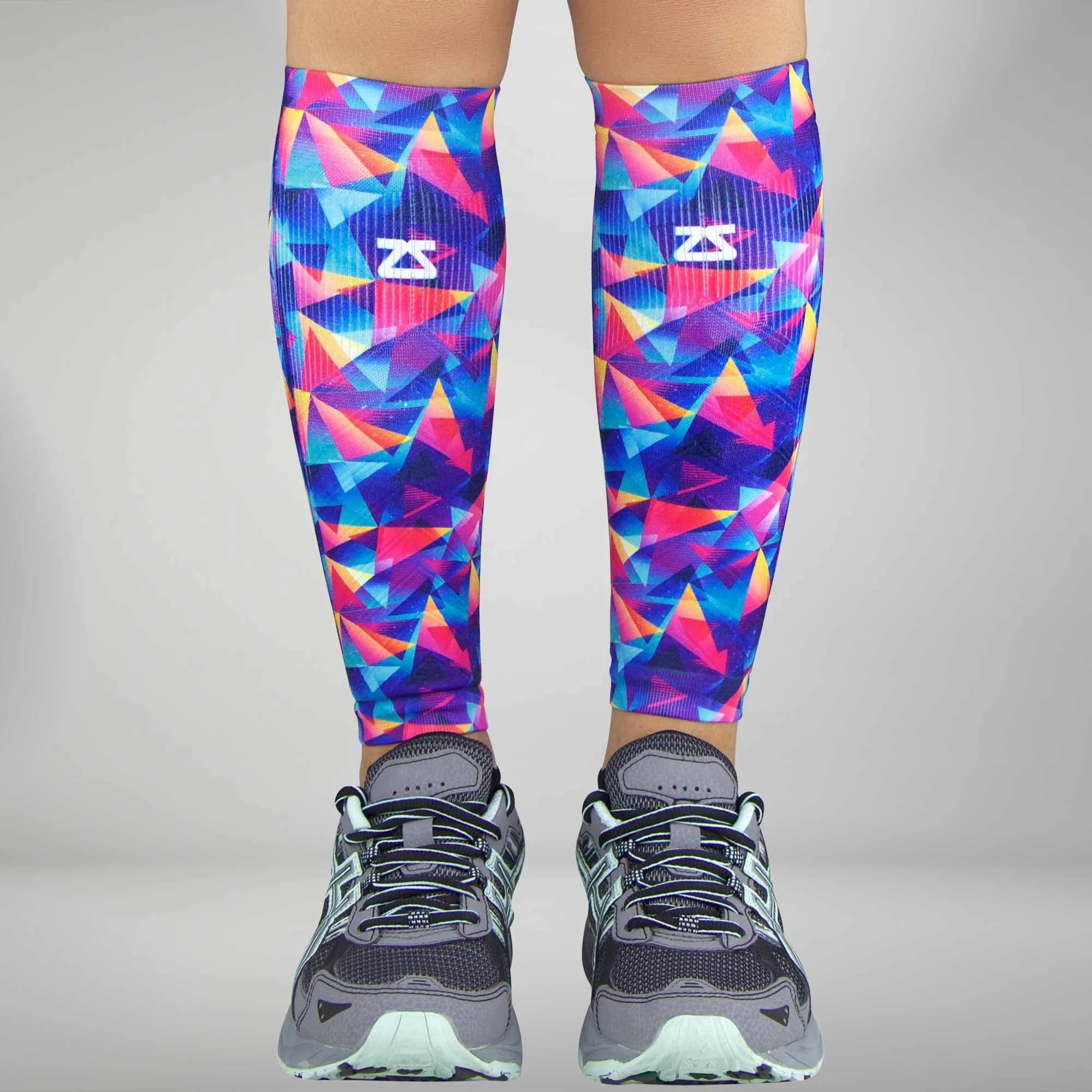 Retro Triangles Compression Leg Sleeves