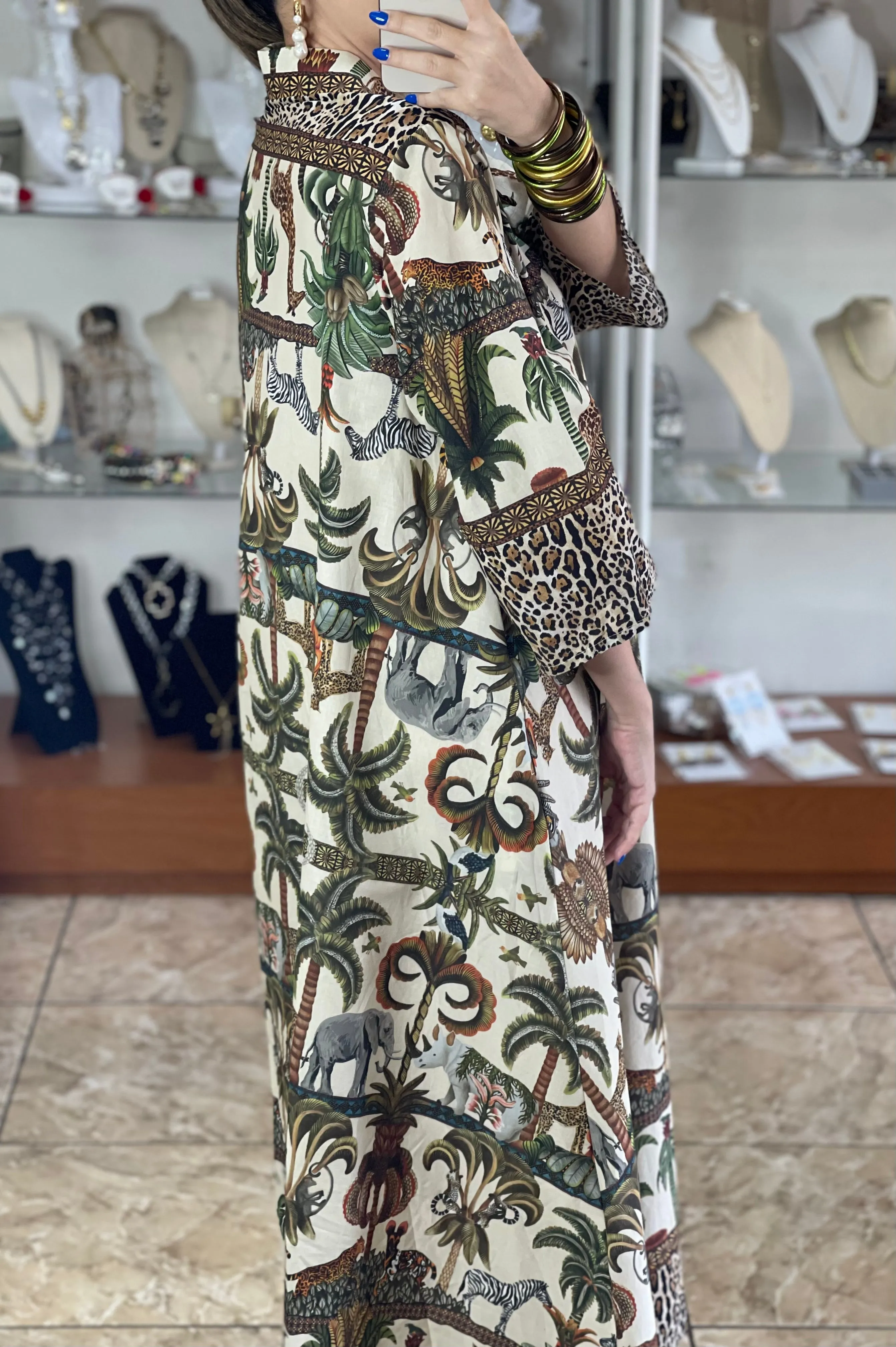 Safari OS Maxi Dress