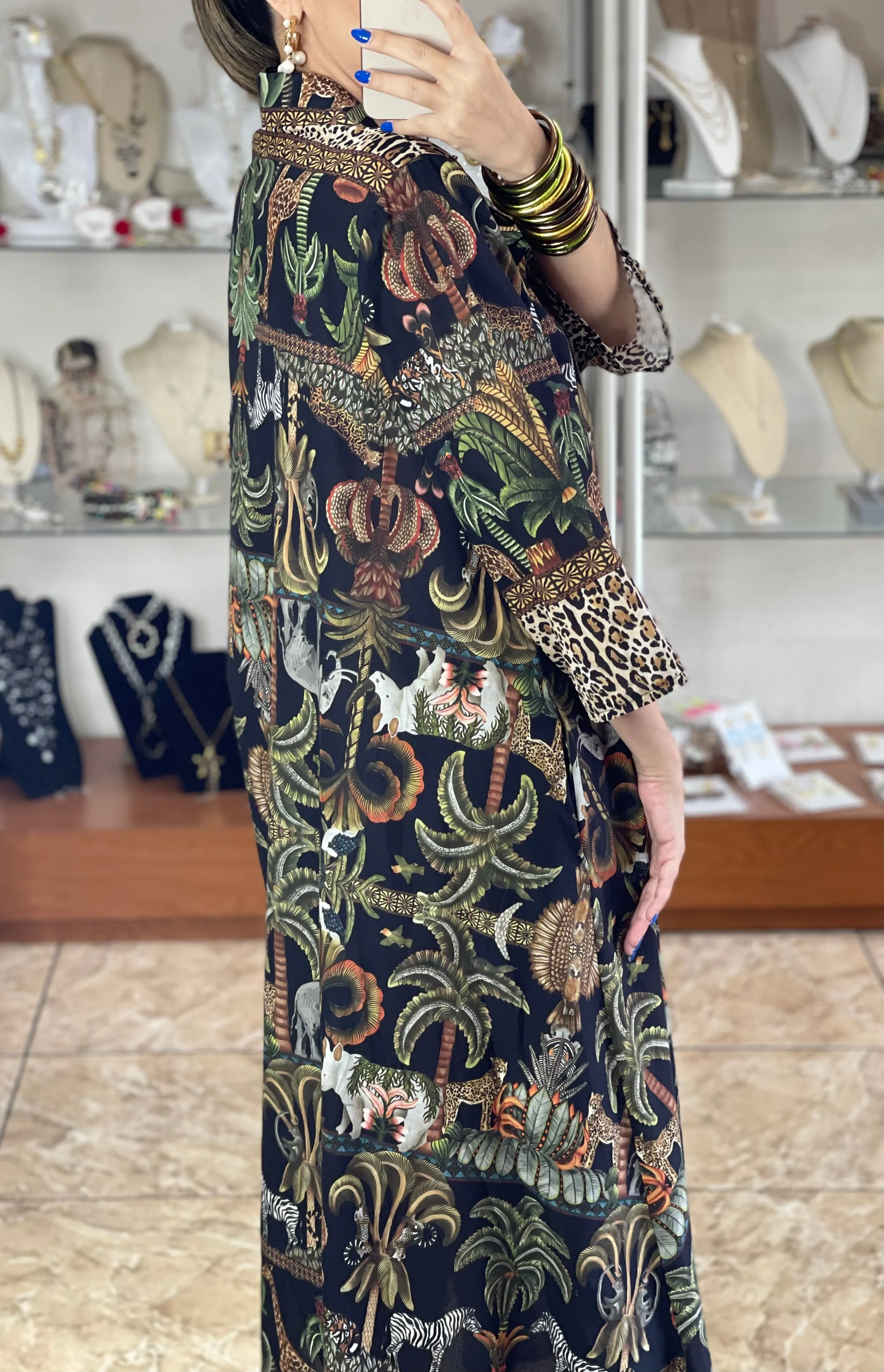 Safari OS Maxi Dress