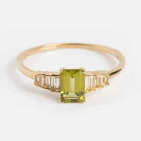 Solid Gold 2024 August Capsule Classic Peridot Ring