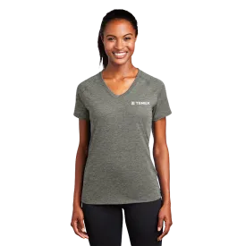 Sport Tek Ladies Ultimate Performance V-Neck