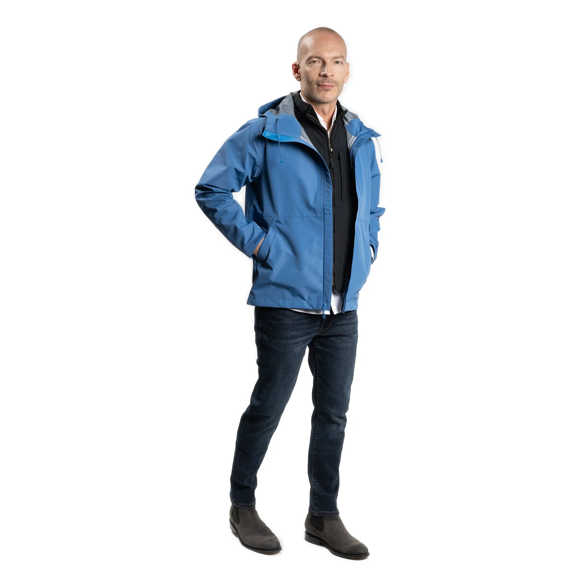 Tech Rain Jacket - Blue