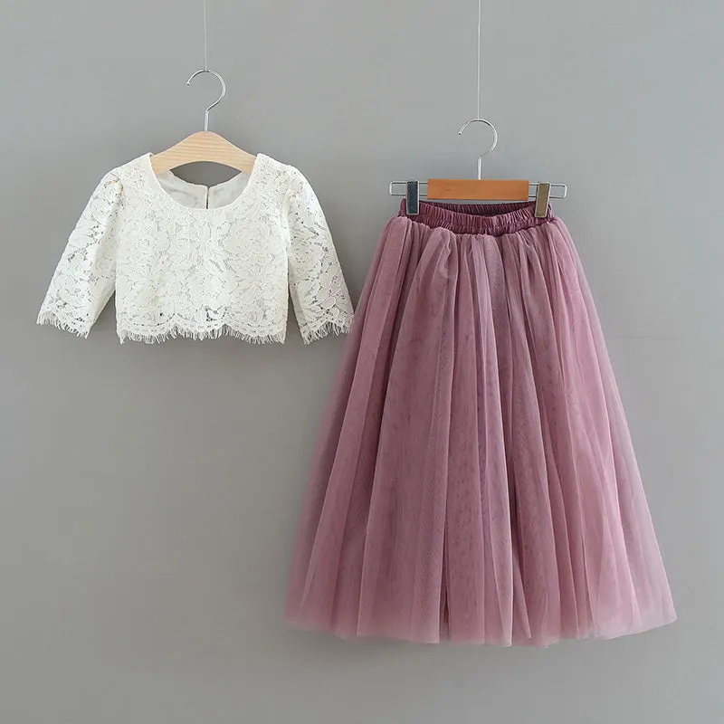 The Brittney Crop Skirt Set