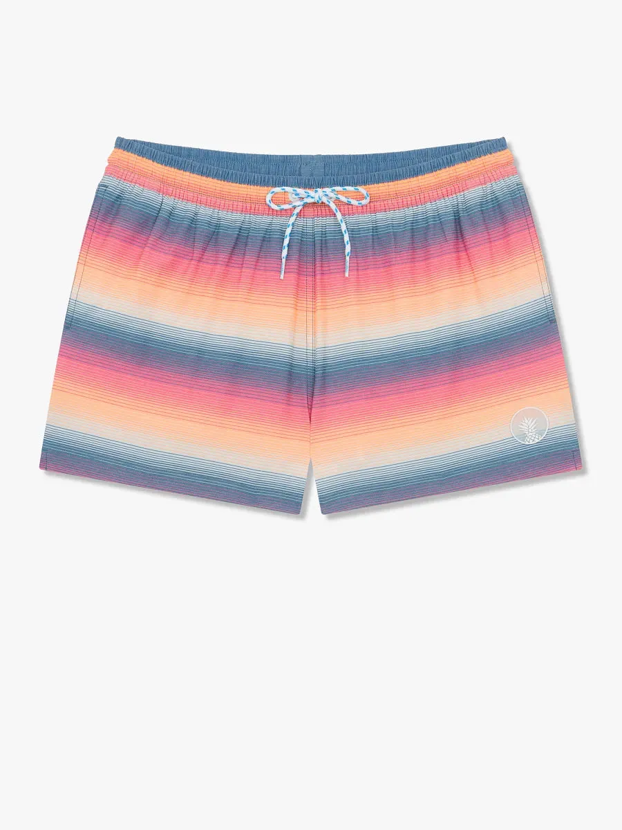 The Malibu Sunsets 4" (Faded Classic Swim Trunk)