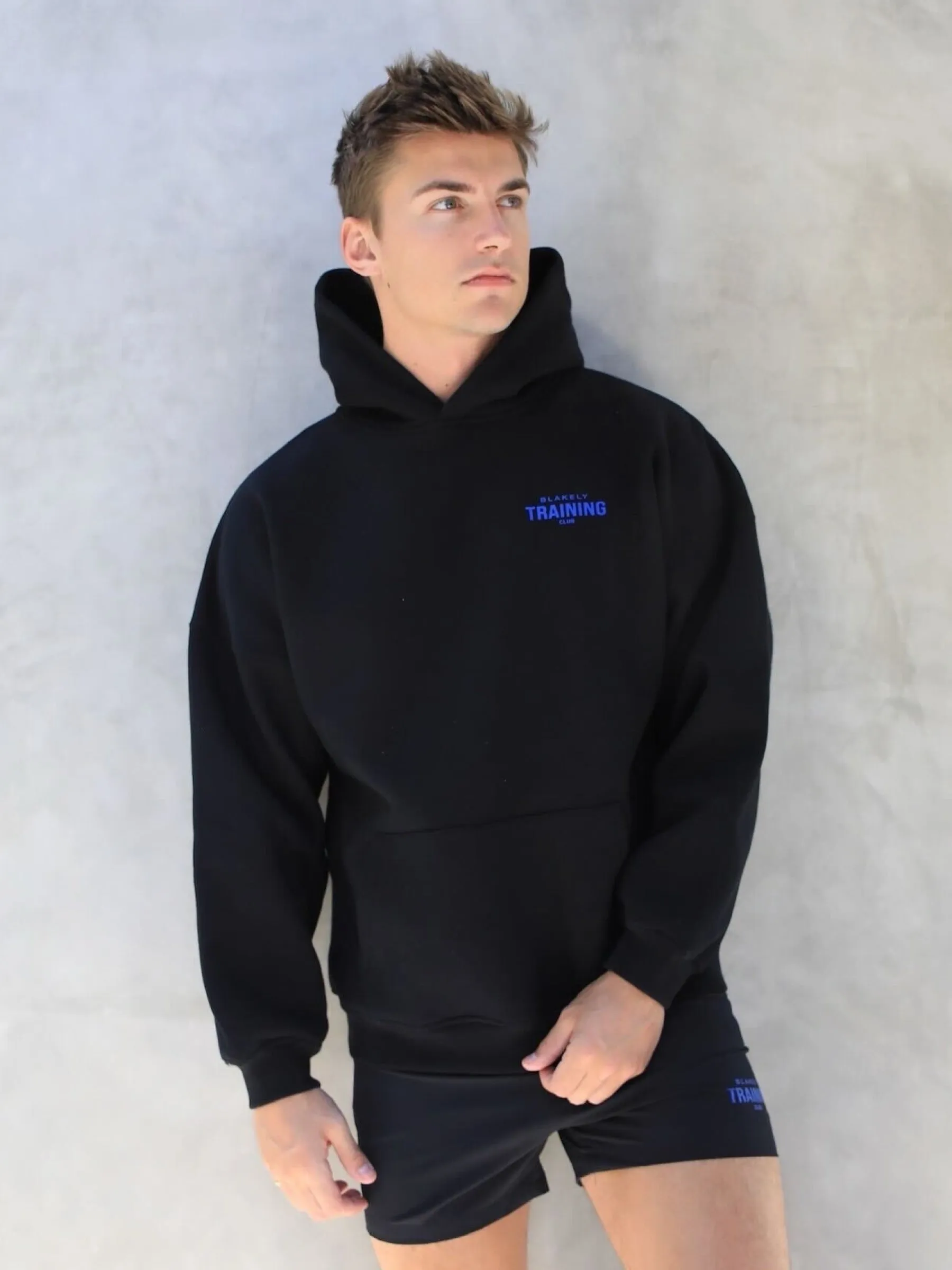 Training Club Relaxed Hoodie - Black & Blue