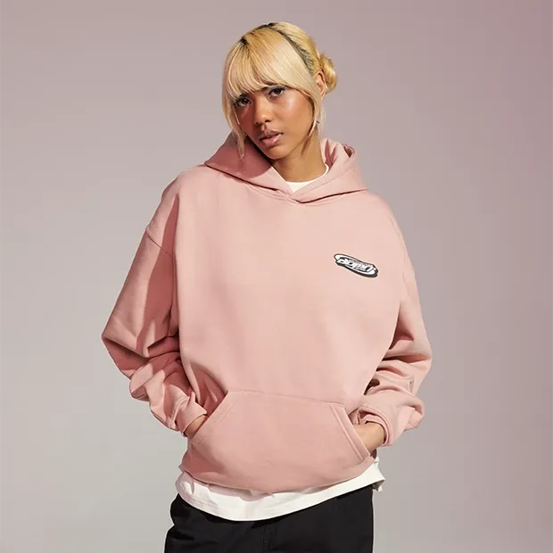 Y2K Orbit Hoodie [Lotus Pink]